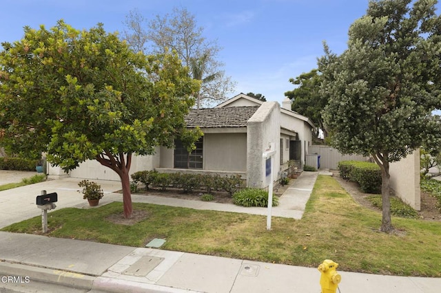 201 Village Rd, Port Hueneme, CA 93041 - view of front of property with driveway and stucco siding