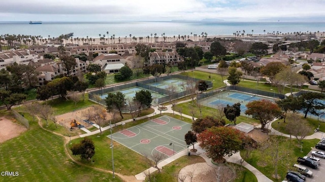 201 Village Rd, Port Hueneme, CA 93041 - aerial view of property's location with a large body of water and a pool