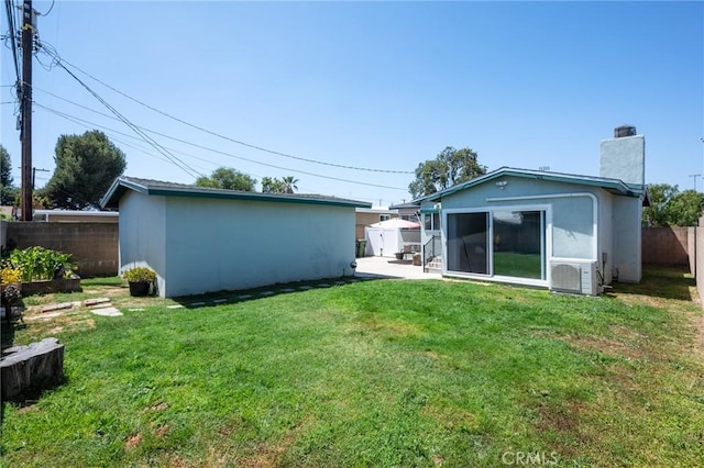 1630 247th Pl, Harbor City, CA 90710 - view of yard featuring a cooling unit, an outdoor structure, and a patio