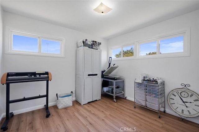 1630 247th Pl, Harbor City, CA 90710 - exercise area with light wood finished floors and baseboards