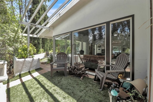 9466 Hidden Valley Pl, Beverly Hills, CA 90210 - view of patio / terrace