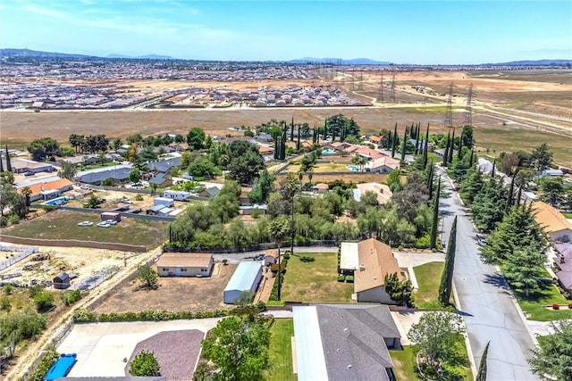 4256 Mockingbird Ln, Banning, CA 92220 - aerial perspective of suburban area featuring a mountain backdrop