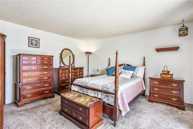 4256 Mockingbird Ln, Banning, CA 92220 - bedroom featuring light carpet and a textured ceiling
