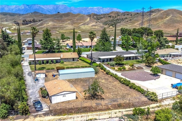 4256 Mockingbird Ln, Banning, CA 92220 - aerial perspective of suburban area featuring a mountainous background