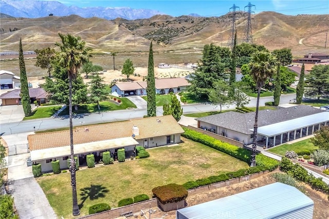 4256 Mockingbird Ln, Banning, CA 92220 - aerial view of residential area with mountains