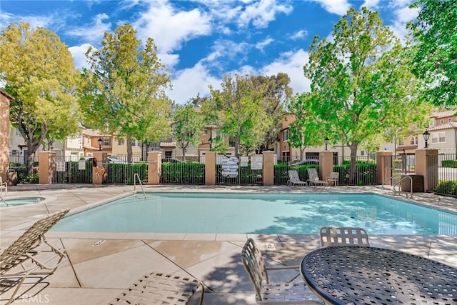 28210 Canterbury Ct, Valencia, CA 91354 - community pool with a residential view