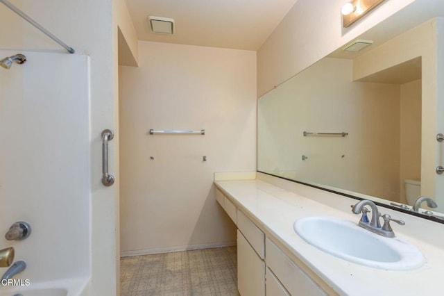 1742 Sinaloa Rd Unit 329, Simi Valley, CA 93065 - full bathroom featuring vanity, tile patterned floors, and washtub / shower combination