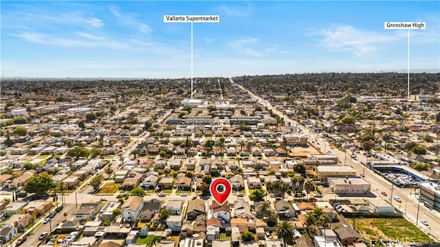 5832 6th Ave, Los Angeles, CA 90043 - aerial perspective of suburban area