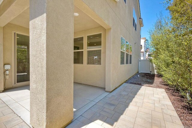 678 Gemstone Dr, San Marcos, CA 92078 - view of patio / terrace with a gate