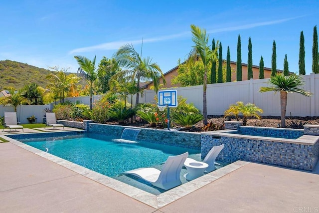 1733 Lemonadeberry Ln, Vista, CA 92084 - view of swimming pool with a fenced backyard and a patio area
