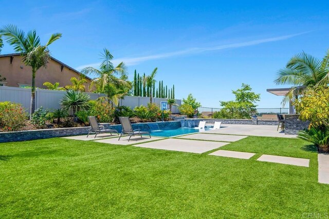 1733 Lemonadeberry Ln, Vista, CA 92084 - view of swimming pool with a fenced backyard and a patio area