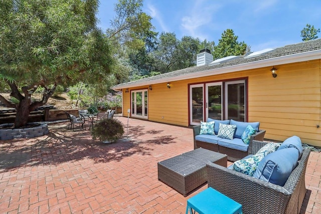 1575 Larson Ln, Fallbrook, CA 92028 - view of patio with an outdoor living space