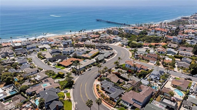 230 Esplanade, San Clemente, CA 92672 - aerial view of property and surrounding area with a nearby body of water and nearby suburban area