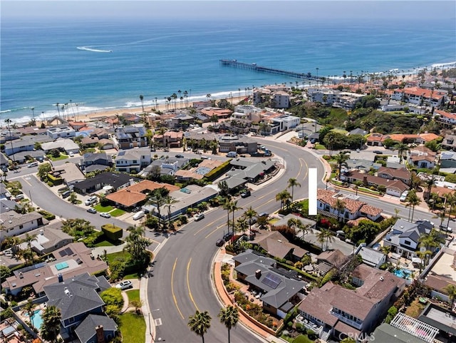 230 Esplanade, San Clemente, CA 92672 - aerial view of property and surrounding area with a large body of water and nearby suburban area