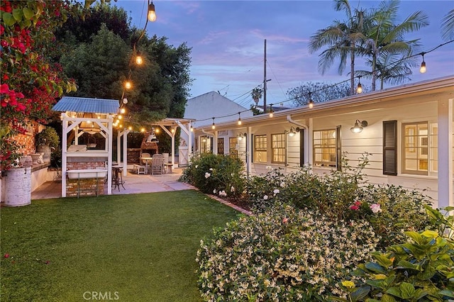 230 Esplanade, San Clemente, CA 92672 - rear view of house featuring a patio area and a yard