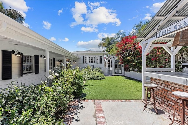 230 Esplanade, San Clemente, CA 92672 - view of green lawn with a patio area