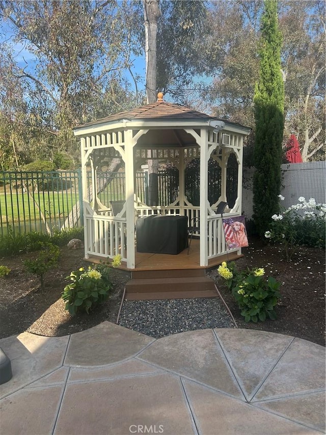 27951 Via De Costa, San Juan Capistrano, CA 92675 - view of patio / terrace featuring a gazebo