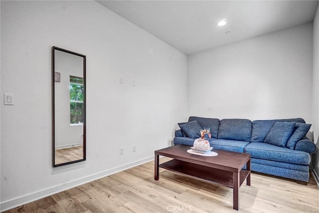 3540 W Savanna St, Anaheim, CA 92804 - living area with light wood-type flooring, baseboards, and recessed lighting