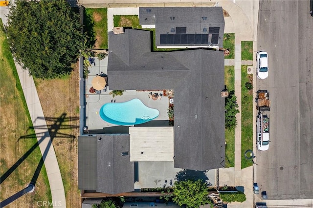 5742 Thelma Ave, La Palma, CA 90623 - drone / aerial view of a pool