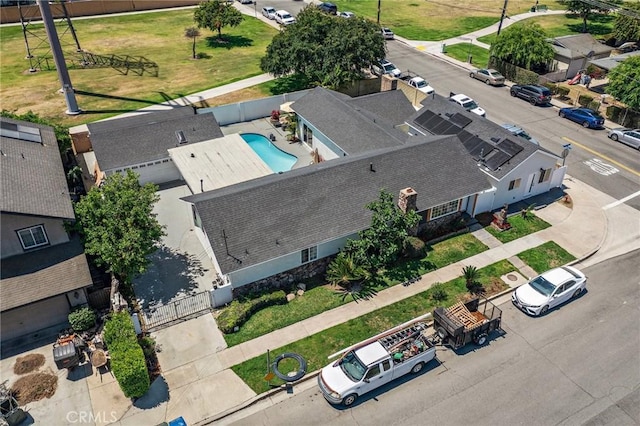 5742 Thelma Ave, La Palma, CA 90623 - drone / aerial view of a pool