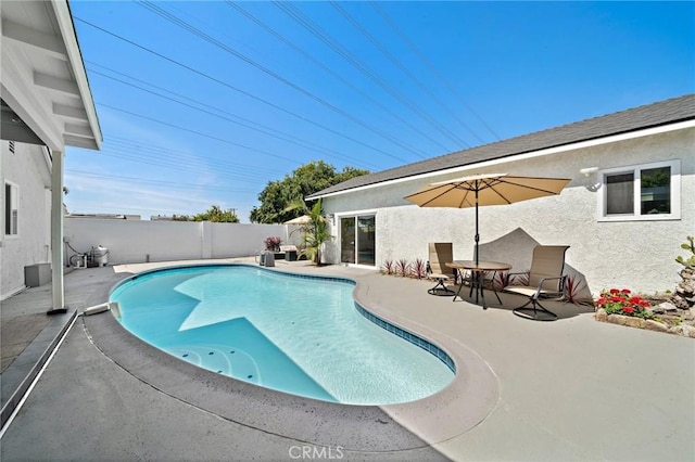 5742 Thelma Ave, La Palma, CA 90623 - view of pool featuring a patio and a fenced backyard