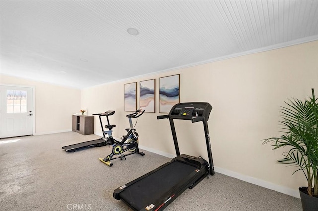 5742 Thelma Ave, La Palma, CA 90623 - exercise room with baseboards