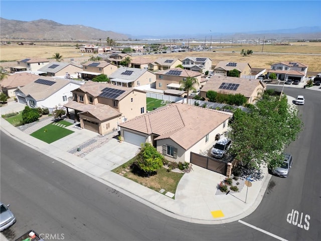 2219 Albatross Way, San Jacinto, CA 92582 - aerial perspective of suburban area featuring mountains
