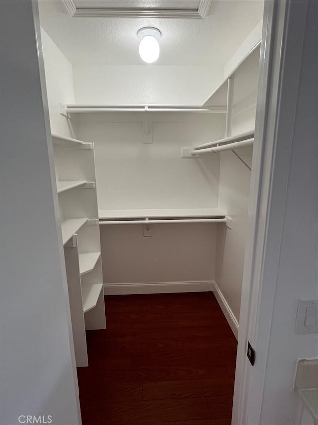 30902 Clubhouse Dr Unit 27H, Laguna Niguel, CA 92677 - spacious closet with dark wood-style floors