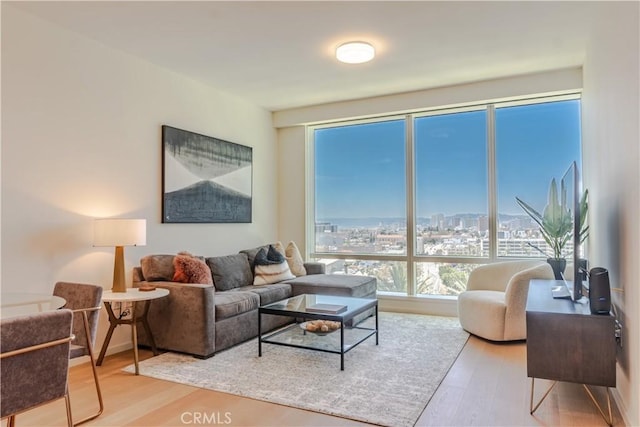 877 Francisco St Unit 1512, Los Angeles, CA 90017 - living area with wood finished floors
