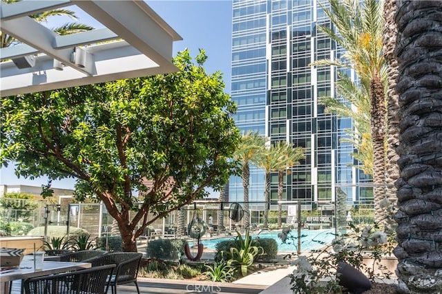 877 Francisco St Unit 1512, Los Angeles, CA 90017 - view of property with a community pool