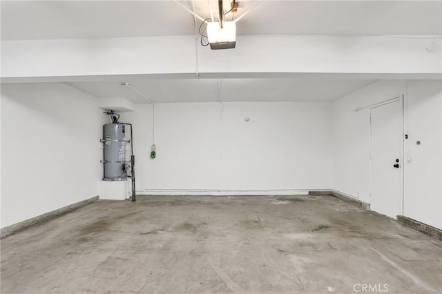 8039 E Snapdragon Ln, Anaheim, CA 92808 - garage featuring gas water heater and a garage door opener