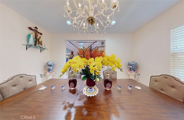 25664 Red Hawk Rd, Corona, CA 92883 - dining room featuring a chandelier