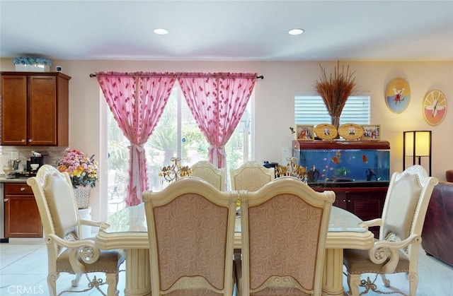 25664 Red Hawk Rd, Corona, CA 92883 - dining area featuring recessed lighting