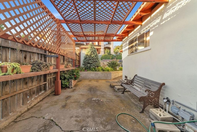 900 W 37th St, San Pedro, CA 90731 - view of patio / terrace with a pergola
