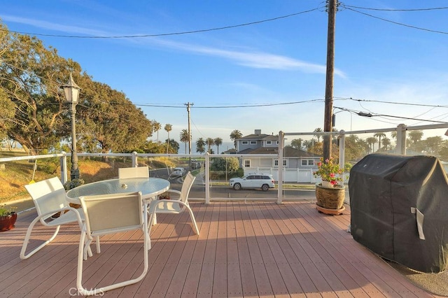 900 W 37th St, San Pedro, CA 90731 - deck featuring a grill and outdoor dining area