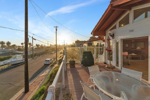 900 W 37th St, San Pedro, CA 90731 - wooden deck featuring outdoor dining area
