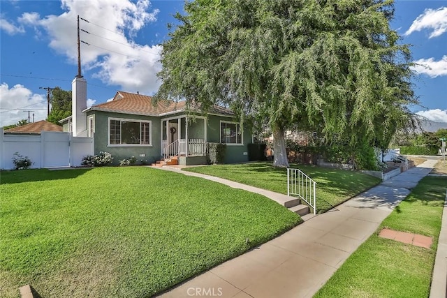 3411 W Chandler Blvd, Burbank, CA 91505 - view of front of home featuring stucco siding and a tile roof