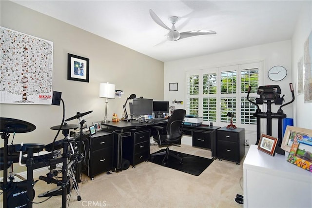 20950 Oxnard St Unit 11, Woodland Hills, CA 91367 - office space with ceiling fan and light carpet