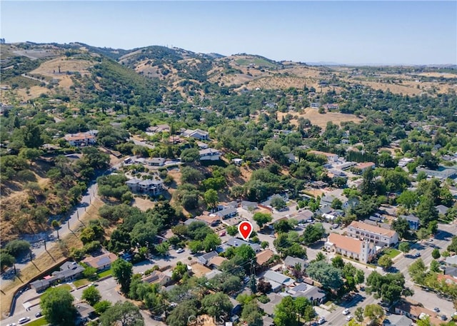 402 9th St, Paso Robles, CA 93446 - aerial view of property's location with mountains