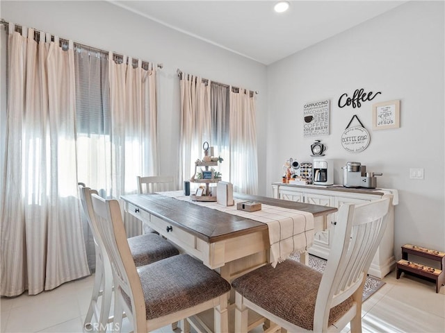 17028 Ta Ki Pi Rd, Apple Valley, CA 92307 - dining area featuring light tile patterned flooring