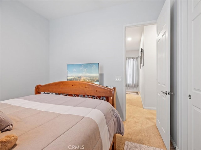 17028 Ta Ki Pi Rd, Apple Valley, CA 92307 - bedroom with light carpet, baseboards, and recessed lighting