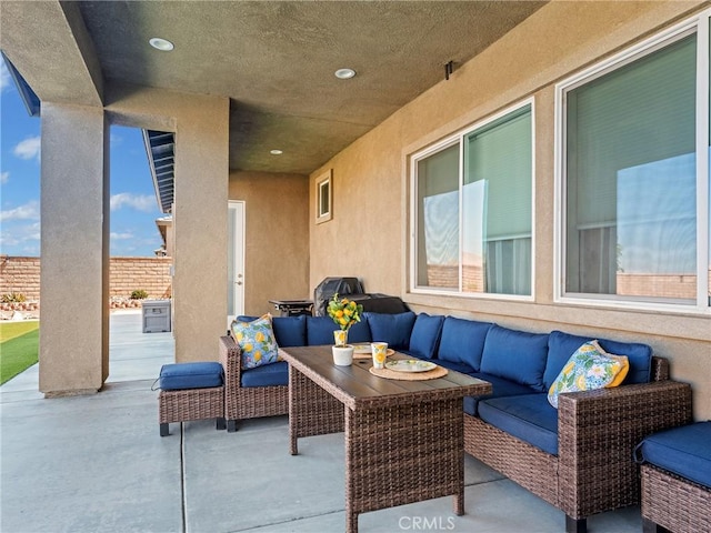 17028 Ta Ki Pi Rd, Apple Valley, CA 92307 - view of patio with outdoor lounge area