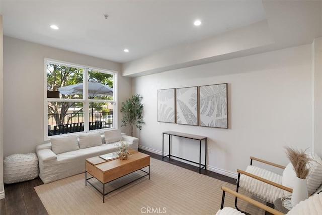 89 E Commonwealth Ave Unit 1P, Alhambra, CA 91801 - living room featuring wood finished floors and recessed lighting