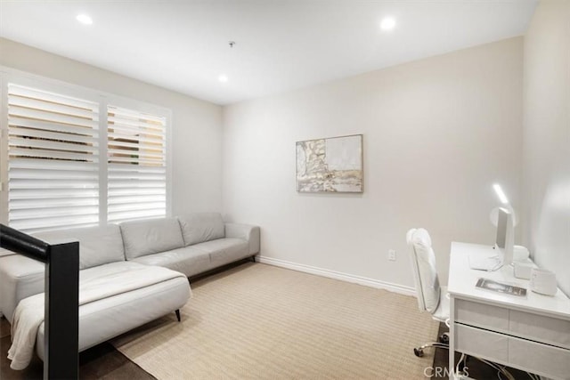 89 E Commonwealth Ave Unit 1P, Alhambra, CA 91801 - carpeted home office with recessed lighting