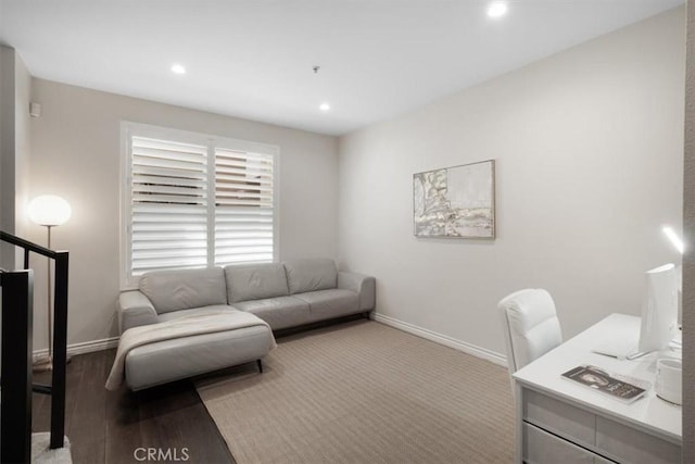 89 E Commonwealth Ave Unit 1P, Alhambra, CA 91801 - carpeted office space with baseboards and recessed lighting