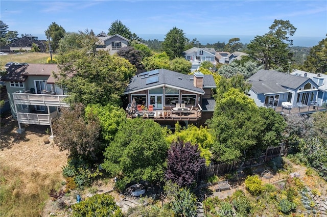 1760 Stuart St, Cambria, CA 93428 - aerial view of residential area with a tree filled landscape
