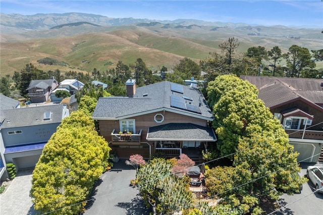 1760 Stuart St, Cambria, CA 93428 - drone / aerial view of a mountainous background
