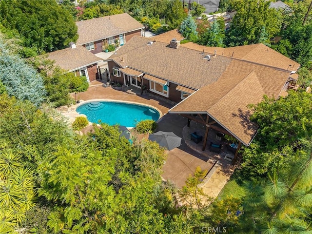 5121 E Lomita Ave, Orange, CA 92869 - swimming pool featuring a patio and a pergola