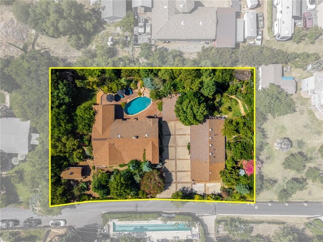 5121 E Lomita Ave, Orange, CA 92869 - drone / aerial view of a pool area