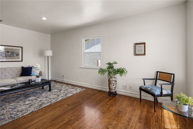 4033 N N Lang Ave, Covina, CA 91722 - living area with wood finished floors, baseboards, and recessed lighting